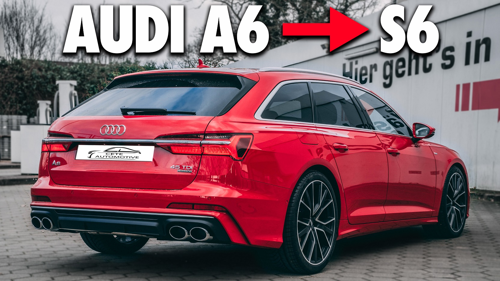 Audi S6 Look - Umbaukit für Audi A6 4K C8