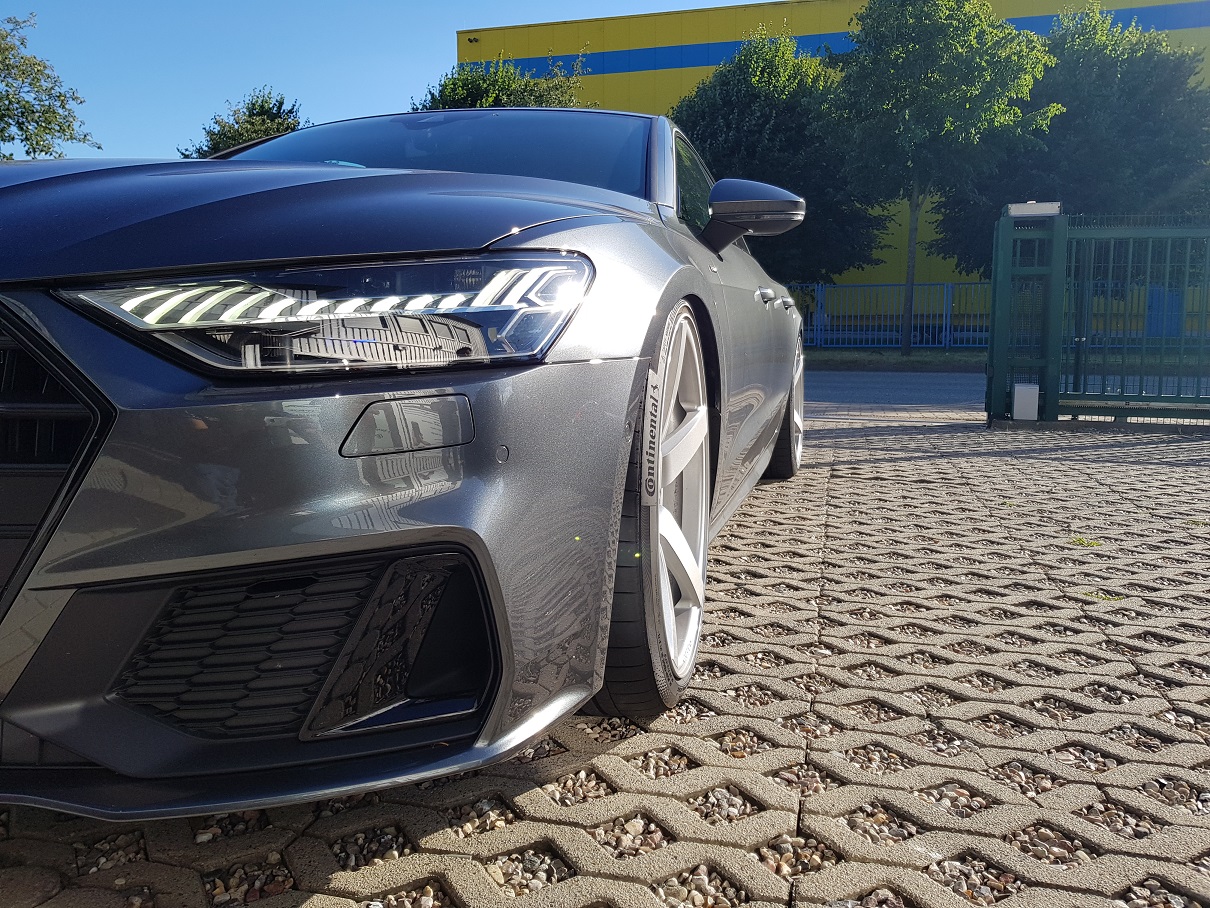 AUDI A7 / S7 / RS7 4G Sportback (2010-2018) Höhensensor mit Koppelstange  und Halter - Hinten Rechts - 4H0941310C - Aerosus